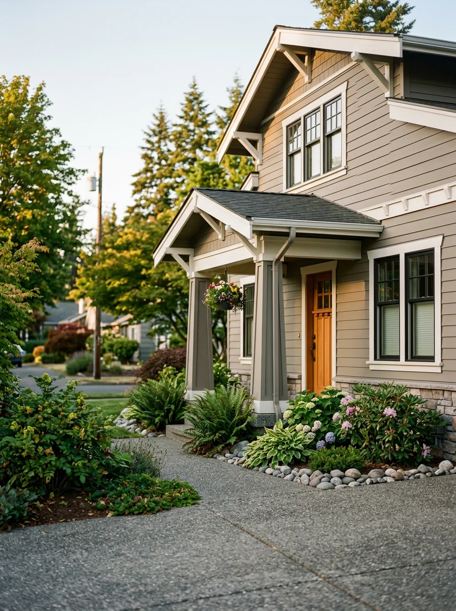 Kirkland home exterior showing quality renovation work, refined design, and attention to neighborhood character.