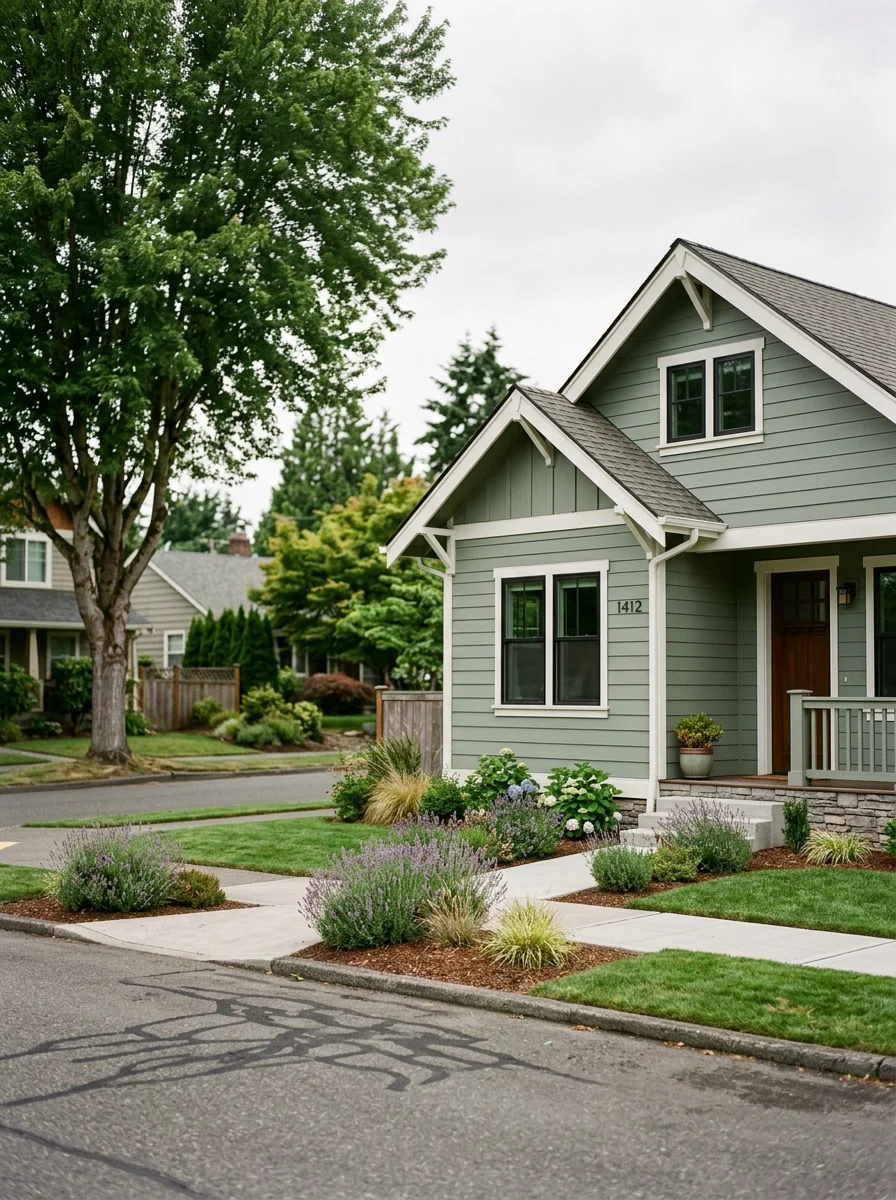 Renton home exterior showing quality renovation work and practical, well-maintained residential design.